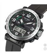 Casio Mens Watch Pro Trek Black Dial PRG601-1WC Stainless Steel Solar 100m - $355.39 CAD