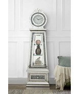 Noralie Grandfather Clock w/Led, Mirrored &amp; Faux Diamonds - $9,963.37 MXN