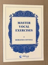 Master Vocal Exercises By Horatio Connell Instructional Sheet Music Book - $13.12