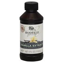 RODELLE EXTRACT VANILLA PURE-4 OZ -Pack of 6 - £78.08 GBP