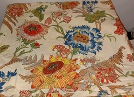 Pottery Barn Reagan Palampore King Duvet Cover Floral Jacobean Rare - $140.00