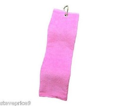 Asbri Ladies Pink Dreifach Gefaltet Golf Handtuch - $11.37