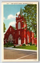 First Baptist Church Waynesville North Carolina Postcard Unused Vintage - £5.77 GBP