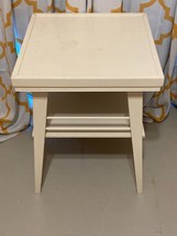 Harmony House Mid Century Modern Wood Painted Square End Table Side Table - $50.00