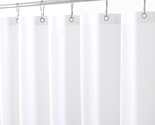 Fabric Shower Curtain Liners 72&quot; X 72&quot;, White Water Resistant Bathroom C... - $19.36