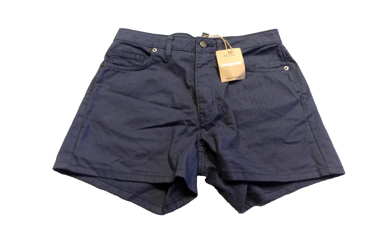 Patagonia Women&#39;s Size 4 Smoldered Blue Classic Shorts Chino Flat Front ... - $44.99