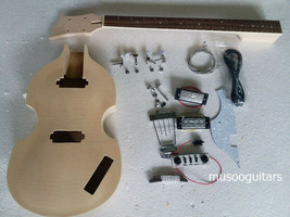 NEW DIY Electric Bass Guitar Kit Violin Bass Build Your Own With All The Parts - £135.39 GBP