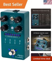 Versatile FS01 Guitar Pedal with 121 Rhythms &amp; 3 Modes for Creative Looping - $112.49