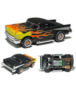 1pc AFX MEGA G+ 1.5 1957 CHEVY BEL AIR FLAMED CUSTOM HO Slot Car Unused ... - $52.12 CAD