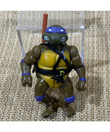 Vtg 5&quot; Teen Age Nija Turtles TMNT Donatello Action Figure With &amp; Playmat... - $17.77