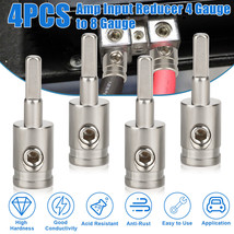 4PCS 4 Gauge to 8 Gauge Amp Input Reducer Wire Reducer Power/Ground Inpu... - £21.22 GBP