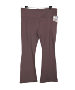 Avia Women&#39;s Active Pants Purple Granite Flare Leggings -Pockets- Plus S... - $14.99