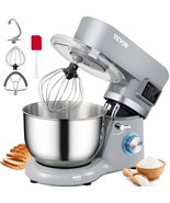 Stand Mixer; 660W Electric Dough Mixer with 6 Speeds LCD Screen Timing; ... - $117.56