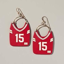 Kansas City Football Jersey Earrings #15 - £35.49 GBP