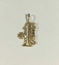 14k Yellow Gold #1 SIS Pendant - $66.00