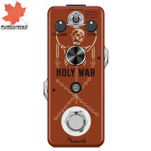 Amuzik Guitar Metal Distortion Pedal Holy War Analog Heavy Metal - £26.73 GBP