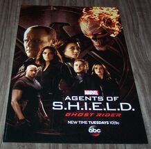 Marvel Comics AGENTS OF S.H.I.E.L.D. SHIELD TV Show PROMO POSTER Ghost R... - $14.85