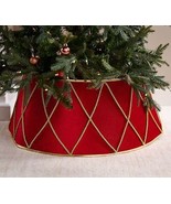 Velvet Drum Design Tree Collar by Valerie in Red - £153.42 GBP