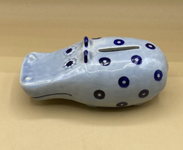 Vintage Soholm Blue Hippo Ceramic Figurine Scandinavia By Joseph Simon - $69.29