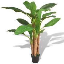 Artificial Banana Tree Plant with Pot 175 cm Green - £77.78 GBP