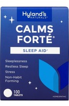 Hyland&#39;s Calms Forte 100 Tablets Natural Sleep Relief for Stress Nervous... - $212.60 MXN