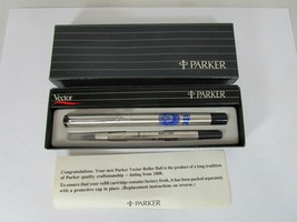 PARKER Vector Rollerball Pen NEW IN BOX Miller Lite Logo - $34.64