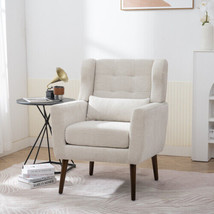 Modern Accent Chair Upholstered Foam Filled Living Room Chairs Comfy - B... - £140.75 GBP