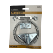 Everbilt Anti-Sag Gate Kit Zinc Plated Steel 6ft x 4ft Gate Hardware Kit - $13.49