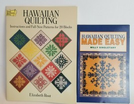 Hawaiian Quilting Lot of 2 Pattern Books Milly Singletary Elizabeth Root - $19.75