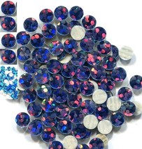 HOLOGRAM SPANGLES Hot Fix PEACOCK Iron on  3mm   2 gross  288 pieces - $4.94