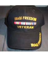 NEW MADE IN USA EMBROIDERED BLACK OIF IRAQI FREEDOM VETERAN CAP HAT ONE ... - $19.34