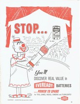 1948 EVERDAY Print Ad Batteries Circus 8.5&quot; x 11&quot; - £14.45 GBP