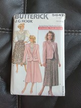 Vintage Butterick Sewing Pattern 5842 Sizes 12-14-16 Uncut 1987 - £9.86 GBP