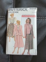 Vintage Butterick Sewing Pattern 5842 Sizes 12-14-16 Uncut 1987 - £9.77 GBP