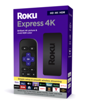 Roku Express 4K Streaming Player 4K/HD/HDR with Smooth Wi-Fi, Premium HD... - $32.99