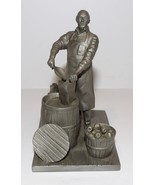 WONDERFUL 1977 FRANKLIN MINT PEWTER THE SHOPKEEPER RON HINOTE SCULPTURE - $572.87 MXN