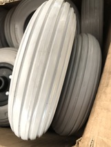 2 pcs Cheng Shin 200X50 Solid Gray Tire with Rim front wheel Mobility Scooters image 4