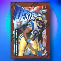 1996 Finest Refractors St. Louis Rams Football Card #163 Sean Gilbert B - £1.13 GBP