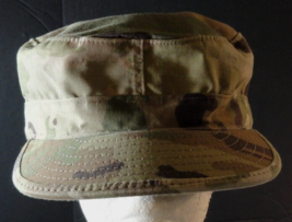 USGI U.S. ARMY USAF SCORPION CAMOUFLAGE OCP PATROL CAP HAT SIZE 7 1/4 - £11.71 GBP