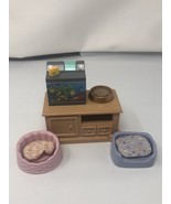 Fisher Price Loving Family Dollhouse Pet Center  Aquarium Dog Bed Sound ... - $24.75