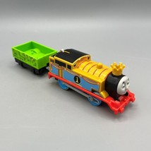 Motorized Trackmaster Thomas&amp;Friends Train Engine Gold Crown Thomas &amp; Wa... - $12.86