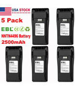 5X Nntn4496Ar Nntn4851 Battery For Motorola Cp200Xls Mototrbo Cp200D Cp3... - £107.11 GBP