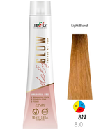 Itely DelyGlow Triple Action Permanent Hair Color- 8N Light Blonde - $480.00 MXN