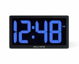 AcuRite Large Digital LED Oversized Wall Clock with Date and Temperature... - £58.15 GBP