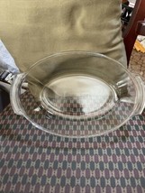 Vintage Anchor Hocking Clear Glass Mixing Bowl 4 Qt Quart USA Made - $49.50