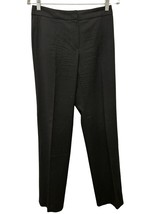 Armani Collezioni Women&#39;s Size 6 Black wool Pants Trousers - $24.74