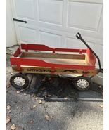 Hamilton Greyhound Wood Wagon 1930s Rubber Wheels Slat Siding Wooden Base - $7,287.29 MXN