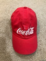 Vintage Coca Cola Atlanta Hat Red White Bubbles One Size - $9.49