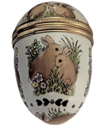 Halcyon Days Bunnies Egg English Enamels - $82.04 CAD