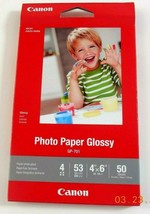 Canon GP701 Photo Paper Glossy 4 x 6 Inches 50 Sheets Sealed New - $7.99